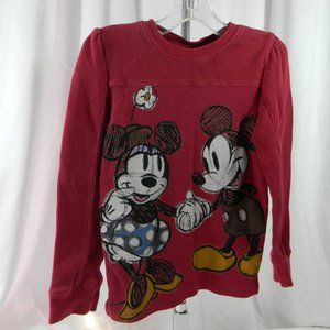 Walt Disney Micky & Minnie Long Sleeve Shirt - 4T